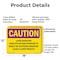 Signmission Radiation & Laser Sign, 12 in H x 18 in W, Plastic, Rectangle OS-2PACK-CR-P-1218-L-10143 - alternate 4